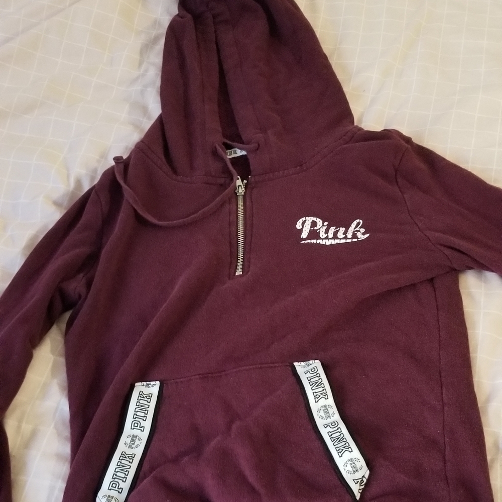 Pink hoodie